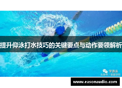 提升仰泳打水技巧的关键要点与动作要领解析